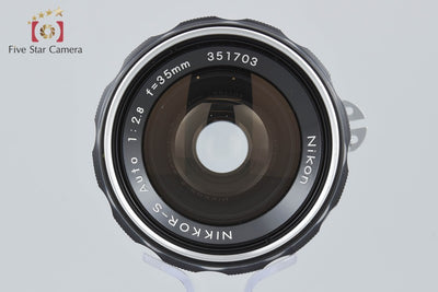 【中古】Nikon ニコン NIKKOR-S Auto 35mm f/2.8 Ai改