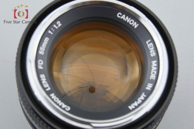 【中古】Canon キヤノン FD 55mm f/1.2