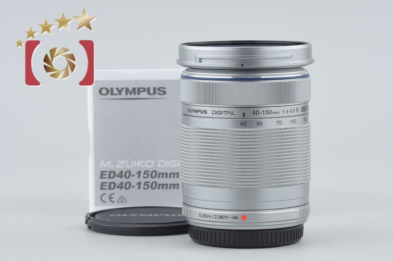 【中古】OLYMPUS オリンパス M.ZUIKO DIGITAL ED 40-150mm f/4-5.6 R シルバー