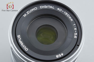 【中古】OLYMPUS オリンパス M.ZUIKO DIGITAL ED 40-150mm f/4-5.6 R シルバー