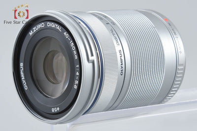 【中古】OLYMPUS オリンパス M.ZUIKO DIGITAL ED 40-150mm f/4-5.6 R シルバー
