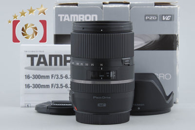 【中古】TAMRON タムロン B016 16-300mm f/3.5-6.3 Di II VC PZD キヤノン用 元箱付き