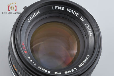 【中古】Canon キヤノン FD 50mm f/1.4 S.S.C.