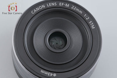 【中古】Canon キヤノン EF-M 22mm f/2 STM シルバー