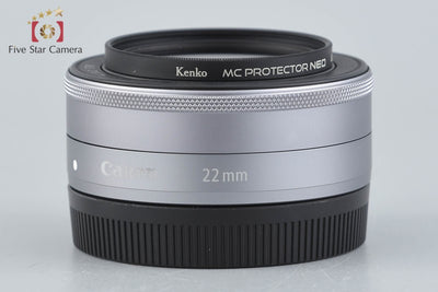 【中古】Canon キヤノン EF-M 22mm f/2 STM シルバー