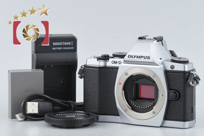 【中古】OLYMPUS オリンパス OM-D E-M5 シルバー ミラーレス一眼カメラ シャッター回数僅少