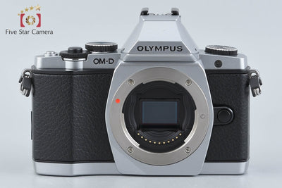 【中古】OLYMPUS オリンパス OM-D E-M5 シルバー ミラーレス一眼カメラ シャッター回数僅少