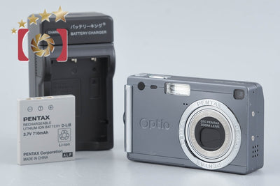 【中古】PENTAX ペンタックス Optio S4i ブリリアントグレー コンパクトデジタルカメラ
