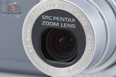 【中古】PENTAX ペンタックス Optio S4i ブリリアントグレー コンパクトデジタルカメラ