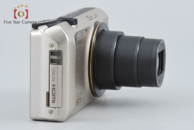 【中古】CASIO カシオ HIGH SPEED EXILIM EX-ZR300 ゴールド コンパクトデジタルカメラ