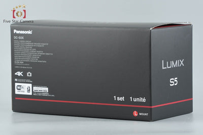 【中古】Panasonic パナソニック LUMIX DC-S5K 標準ズームレンズキット シャッター回数僅少 元箱付き