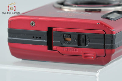 【中古】OLYMPUS オリンパス STYLUS TG-4 Tough レッド 防水デジタルカメラ シャッター回数僅少