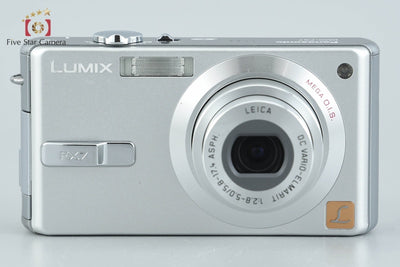 【中古】Panasonic パナソニック LUMIX DMC-FX7 シルキーシルバー コンパクトデジタルカメラ