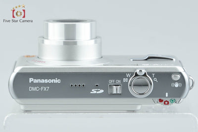 【中古】Panasonic パナソニック LUMIX DMC-FX7 シルキーシルバー コンパクトデジタルカメラ