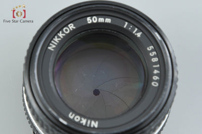 【中古】Nikon ニコン Ai-S NIKKOR 50mm f/1.4