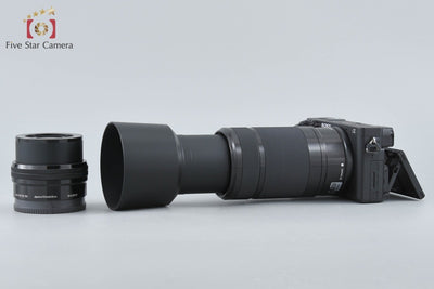 【中古】SONY ソニー α6400 ILCE-6400 ダブルズームレンズキット ブラック シャッター回数僅少 元箱付き