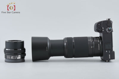 【中古】SONY ソニー α6400 ILCE-6400 ダブルズームレンズキット ブラック シャッター回数僅少 元箱付き