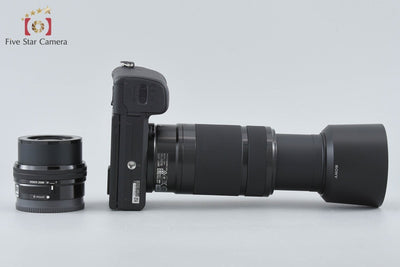 【中古】SONY ソニー α6400 ILCE-6400 ダブルズームレンズキット ブラック シャッター回数僅少 元箱付き