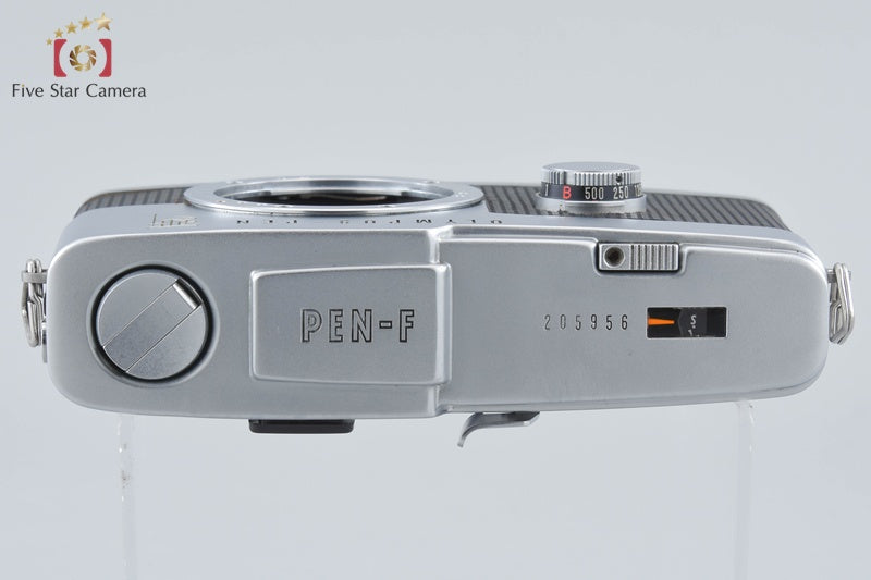 中古】OLYMPUS オリンパス PEN F シルバー フィルム一眼レフカメラ