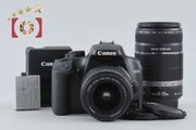 【中古】Canon キヤノン EOS Kiss F ダブルズームキット シャッター回数僅少