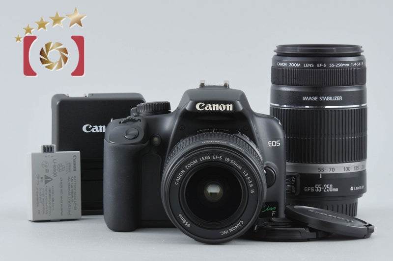 Used Canon EOS Kiss F Double Zoom Kit - Low Shutter Count