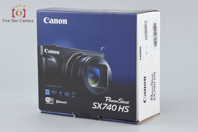 【中古】Canon キヤノン PowerShot SX740 HS シルバー コンパクトデジタルカメラ 元箱付き