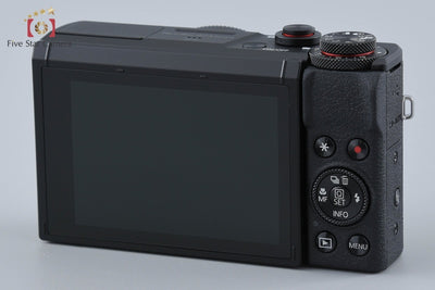 【中古】Canon キヤノン PowerShot G7 X Mark III ブラック コンパクトデジタルカメラ 元箱付き