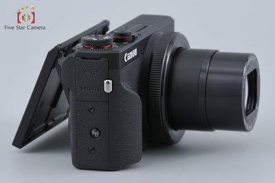 【中古】Canon キヤノン PowerShot G7 X Mark III ブラック コンパクトデジタルカメラ 元箱付き