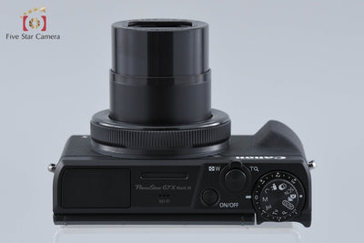 【中古】Canon キヤノン PowerShot G7 X Mark III ブラック コンパクトデジタルカメラ 元箱付き