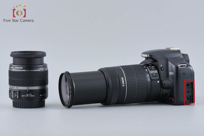 【中古】Canon キヤノン EOS Kiss X2 + EF-S 18-55mm f/3.5-5.6 IS + EF-S 55-250mm f/4-5.6 IS II