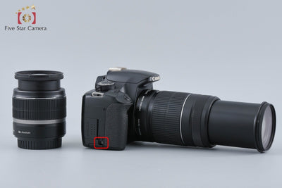 【中古】Canon キヤノン EOS Kiss X2 + EF-S 18-55mm f/3.5-5.6 IS + EF-S 55-250mm f/4-5.6 IS II