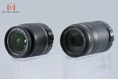 【中古】Canon キヤノン EOS Kiss X2 + EF-S 18-55mm f/3.5-5.6 IS + EF-S 55-250mm f/4-5.6 IS II
