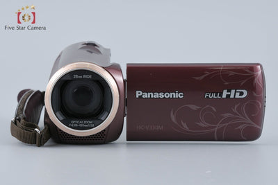 【中古】Panasonic パナソニック HC-V330M ブラウン デジタルハイビジョンビデオカメラ