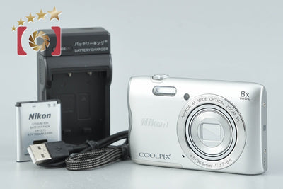 【中古】Nikon ニコン COOLPIX A300 シルバー コンパクトデジタルカメラ