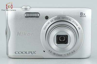 【中古】Nikon ニコン COOLPIX A300 シルバー コンパクトデジタルカメラ