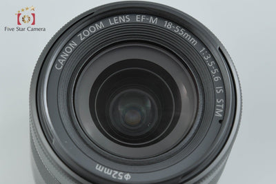 【中古】Canon キヤノン EF-M 18-55mm f/3.5-5.6 IS STM