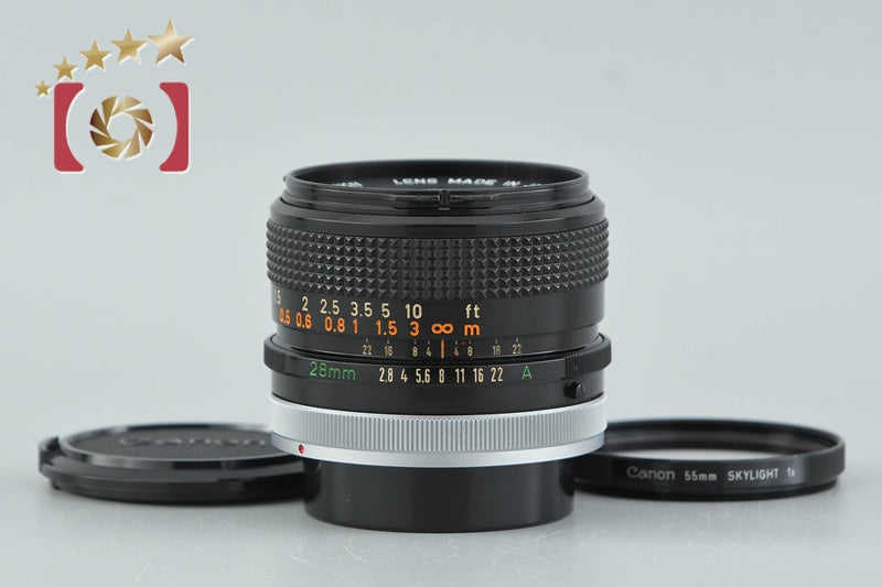 【中古】Canon キヤノン FD 28mm f/2.8 S.C.