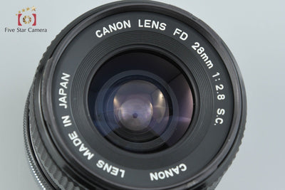 【中古】Canon キヤノン FD 28mm f/2.8 S.C.