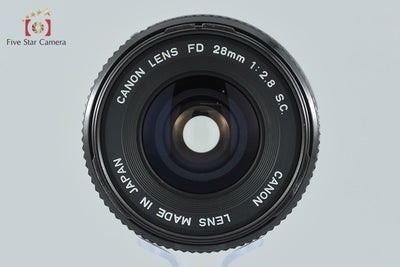 【中古】Canon キヤノン FD 28mm f/2.8 S.C.