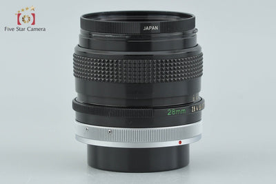【中古】Canon キヤノン FD 28mm f/2.8 S.C.