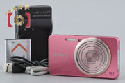 【中古】SONY ソニー Cyber-shot DSC-W570 ピンク コンパクトデジタルカメラ