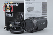 【中古】Panasonic パナソニック HC-VX2MS ブラック デジタル4Kビデオカメラ 元箱付き