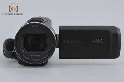 【中古】Panasonic パナソニック HC-VX2MS ブラック デジタル4Kビデオカメラ 元箱付き