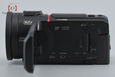 【中古】Panasonic パナソニック HC-VX2MS ブラック デジタル4Kビデオカメラ 元箱付き