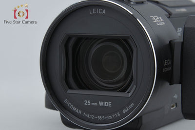 【中古】Panasonic パナソニック HC-VX2MS ブラック デジタル4Kビデオカメラ 元箱付き
