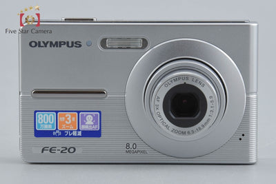 【中古】OLYMPUS オリンパス Camedia FE-20 シルバー コンパクトデジタルカメラ 元箱付き