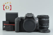 【中古】Canon キヤノン EOS Kiss X10 EF-S 18-55 IS STM レンズキット ブラック シャッター回数僅少