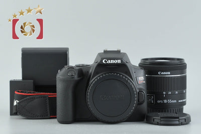 【中古】Canon キヤノン EOS Kiss X10 EF-S 18-55 IS STM レンズキット ブラック シャッター回数僅少