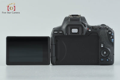 【中古】Canon キヤノン EOS Kiss X10 EF-S 18-55 IS STM レンズキット ブラック シャッター回数僅少