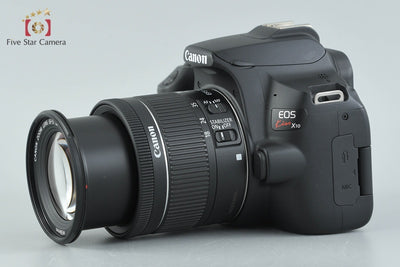【中古】Canon キヤノン EOS Kiss X10 EF-S 18-55 IS STM レンズキット ブラック シャッター回数僅少